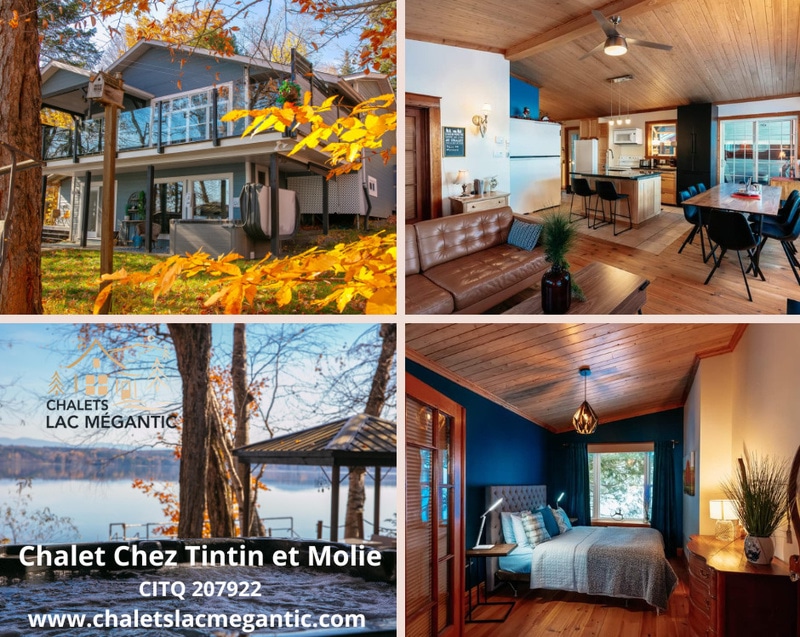 Chalets Lac Mégantic - Chez Tintin et Molie