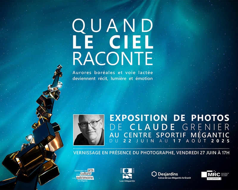 Exposition de photos de Claude Grenier - Centre Sportif Mégantic