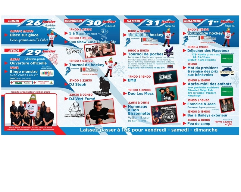 Carnaval Ti-Cube 2026 de Lambton