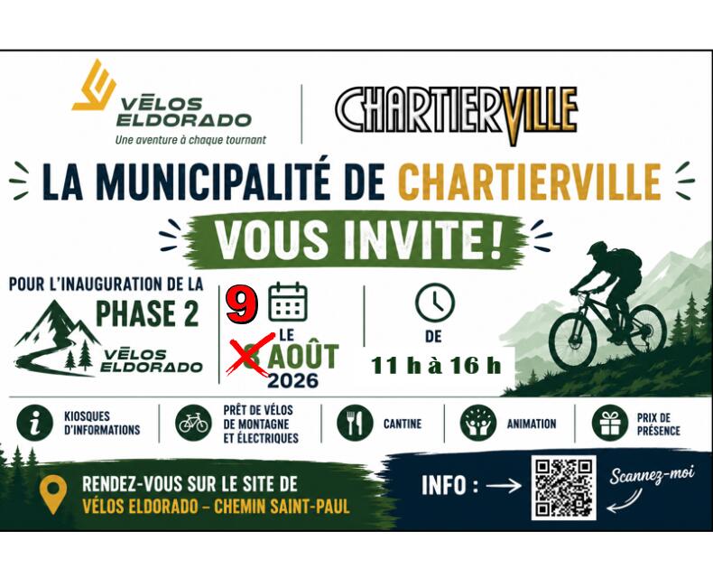 Vélos Eldorado - Inauguration de la phase 2 à Chartierville