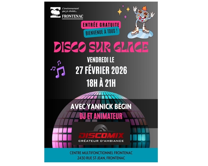 Disco sur glace à Frontenac