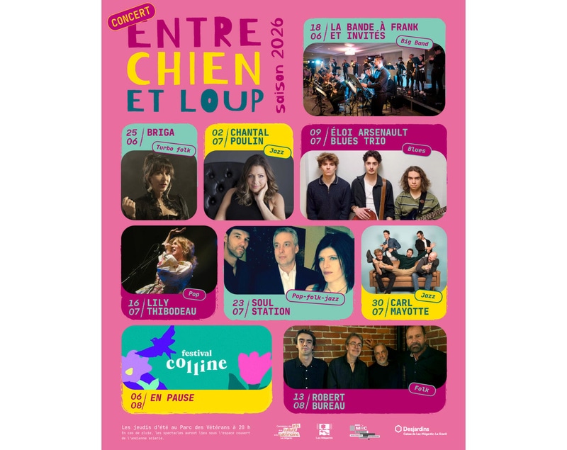 Concert  gratuit Entre chien et loup - Robert Bureau - Folk