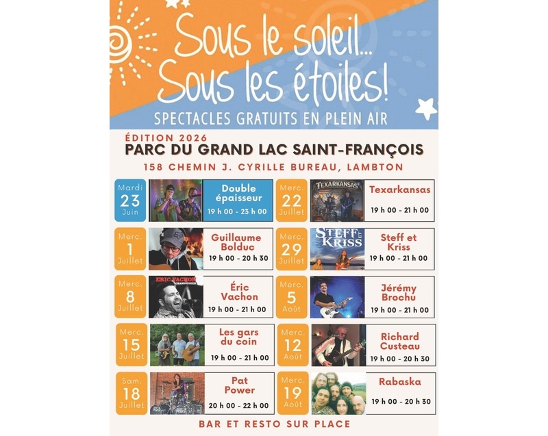 Concerts Sous le soleil... Sous les étoiles! Pat Power