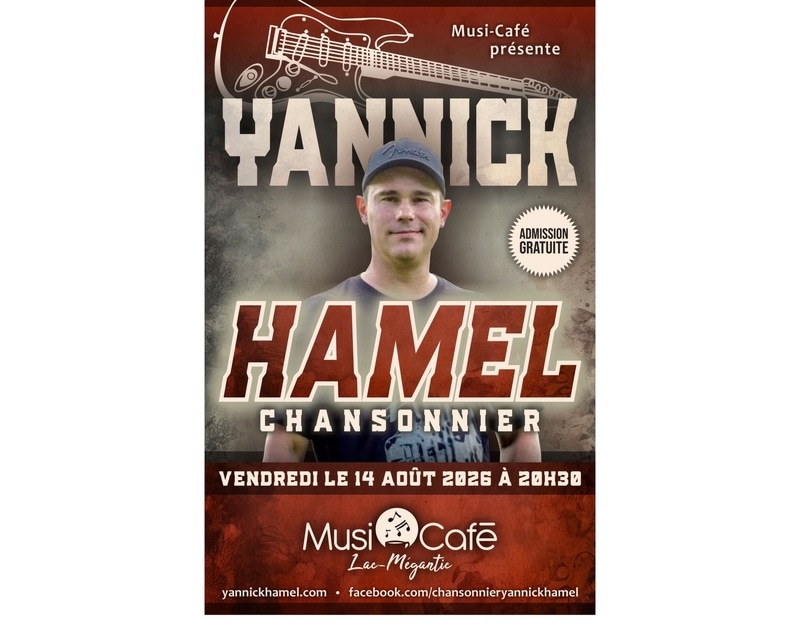 Yannick Hamel, chansonnier - au Musi-Café