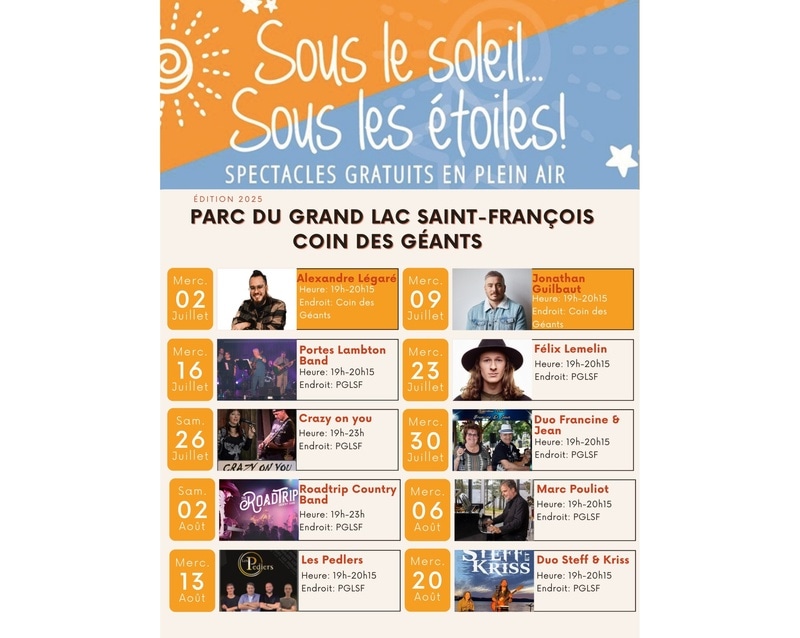 Concerts Sous le soleil... Sous les étoiles! Félix Lemelin