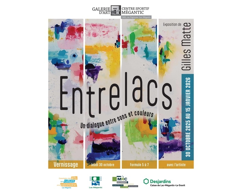 Vernissage Gilles Matte - Galerie d'art du Centre Sportif Mégantic