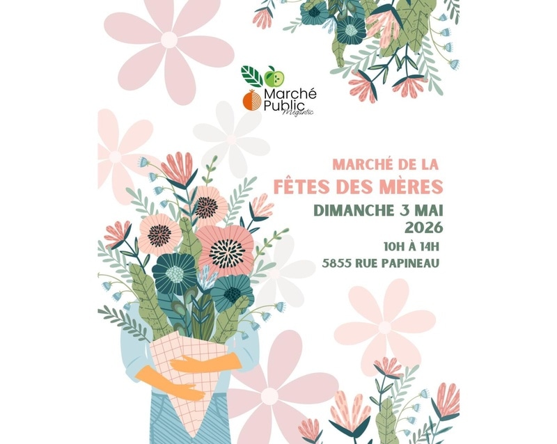 Marché public Mégantic pour la Fête des Mères