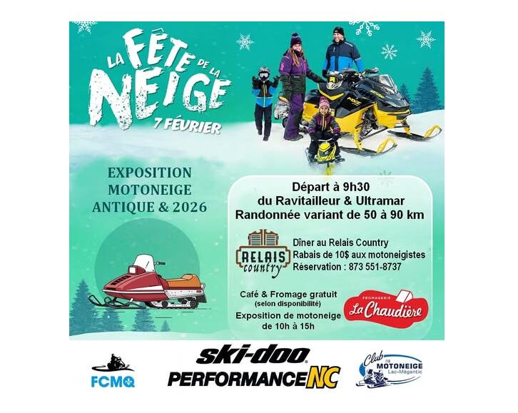 La Fête de la neige & exposition de motoneiges antiques