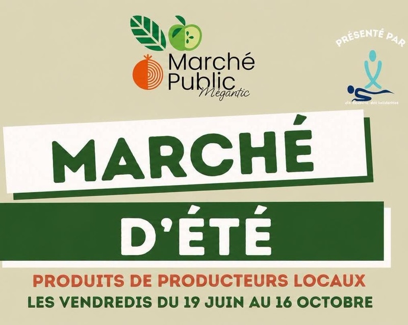 Marché public Mégantic - 17 juil