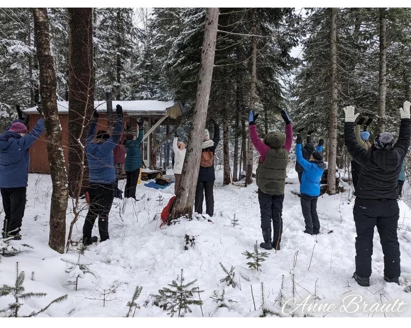 Yoga du Temps des Sucres en Forêt à la Ferme des Petits Torrieux