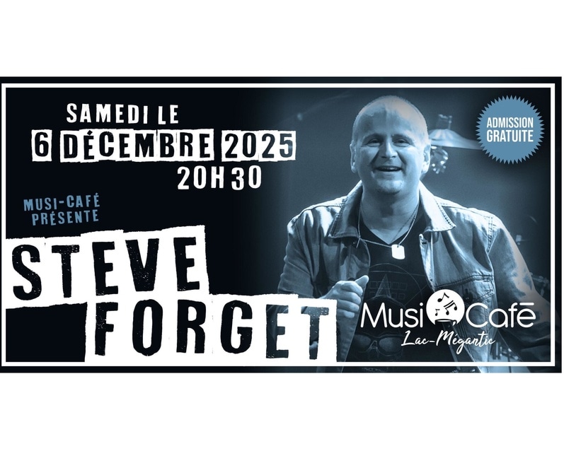 Steve Forget au Musi-Café