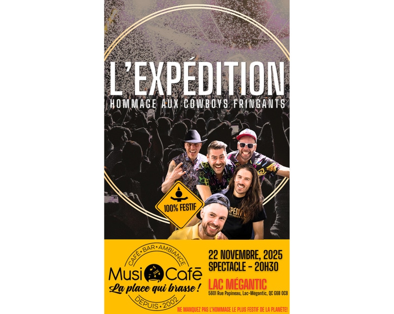 L'Expédition - Hommage aux Cowboys fringants au Musi-Café