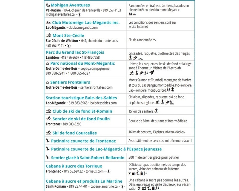 HIVER 2025-2026 - Des activités hivernales