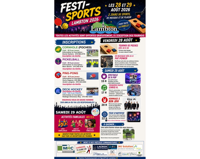 Festi-sports Lambton 2026