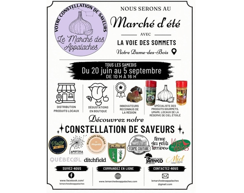 Le Marché des Appalaches - 27 juin