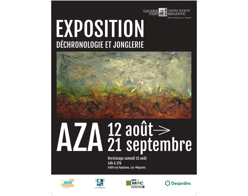 Exposition Déchronologie et Jonglerie - Centre Sportif Mégantic