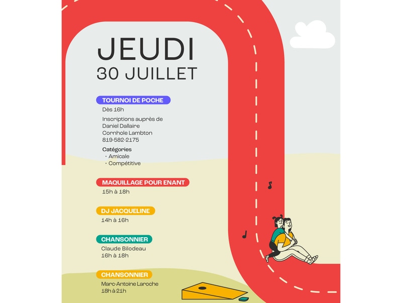 La Papineau fait la fête rue Papineau à Lac-Mégantic