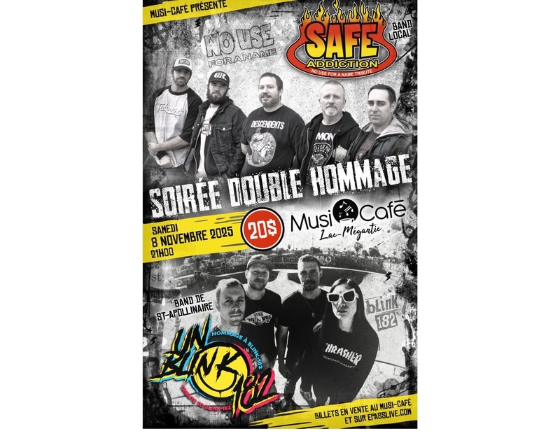 Soirée Double Hommage au Musi-Café