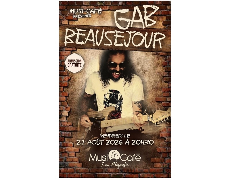 Gab Beauséjour au Musi-Café