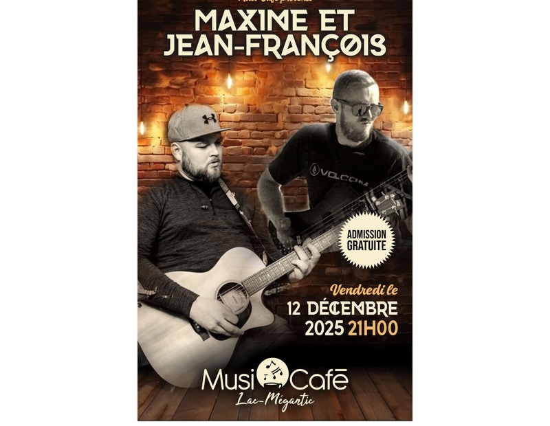 Maxime et Jean-François au Musi-Café