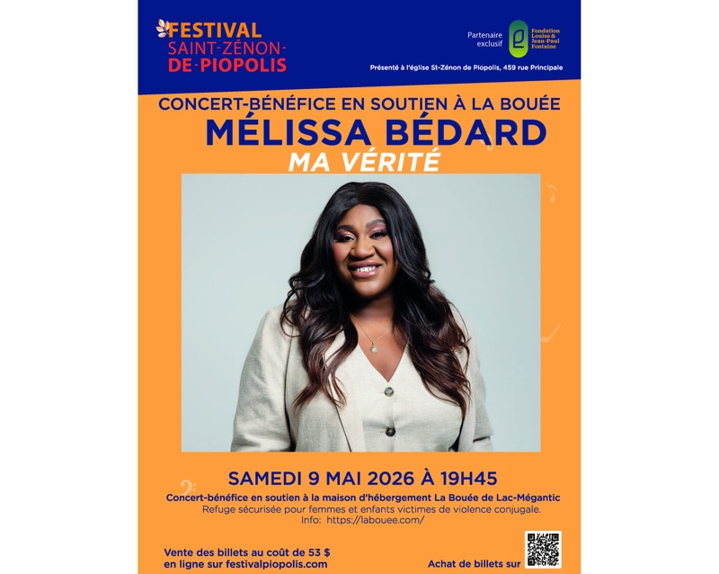 Mélissa Bédard - Concert bénéfice à La Bouée de Lac-Mégantic