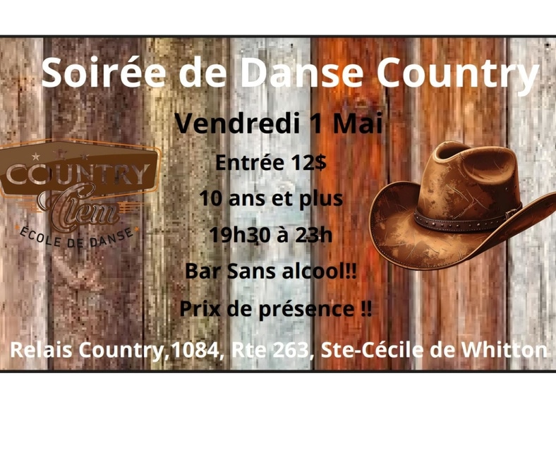 Soirée de danse Country au Relais Country
