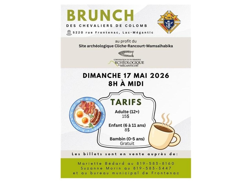 Brunch au profit du Site Archéologique