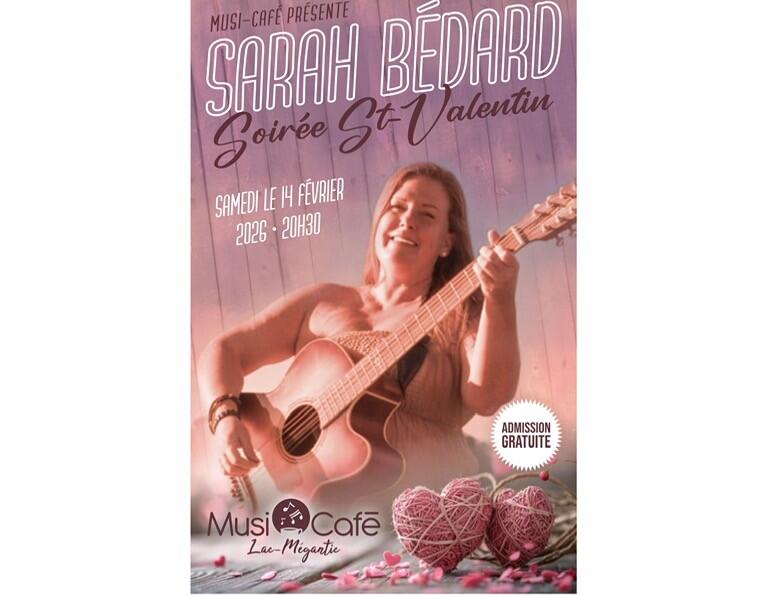 Soirée Saint-Valentin au Musi-Café avec Sarah Bédard